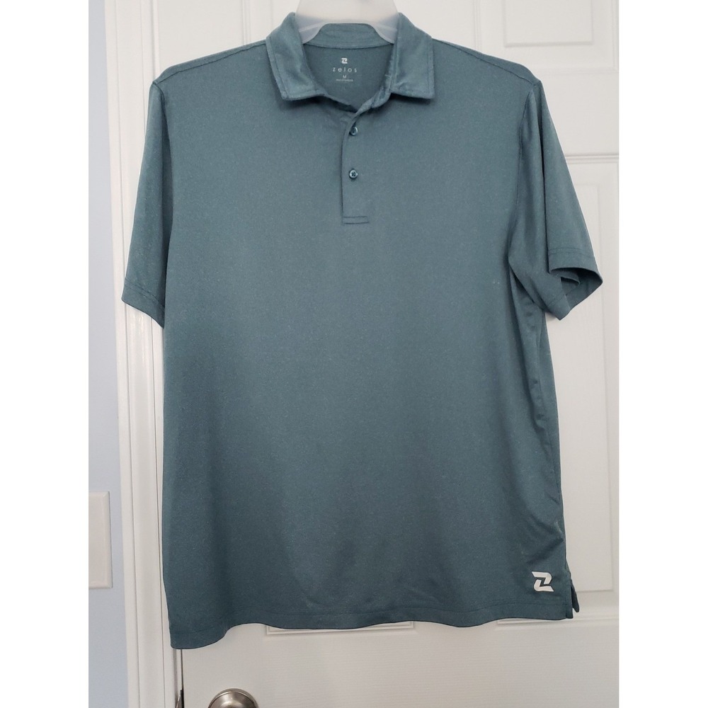 Zelos Mens Polo Shirt Short Sleeve Siize Medium